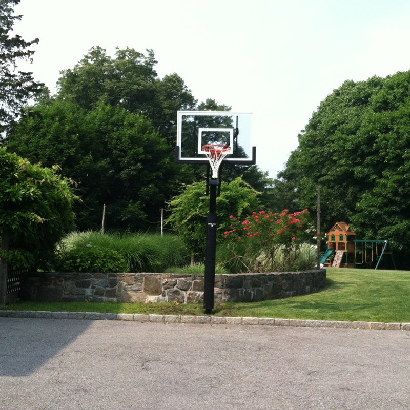 Adjustable basketball hoops stand